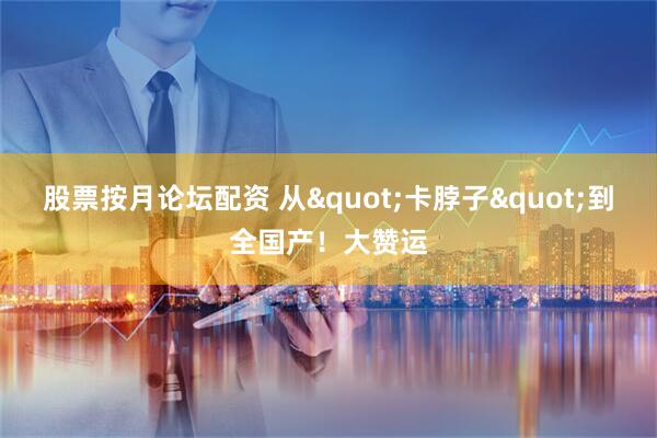 股票按月论坛配资 从"卡脖子"到全国产！大赞运